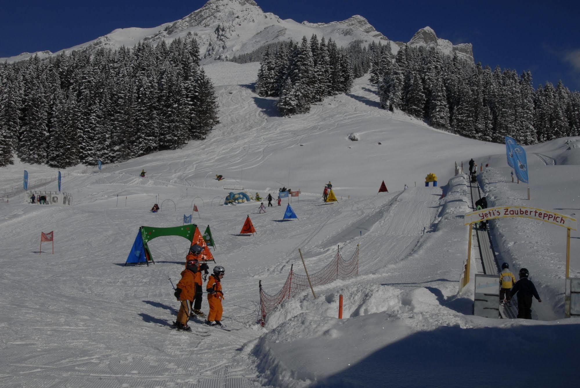 Berglodge Restaurant Ristis Engelberg Esterno foto