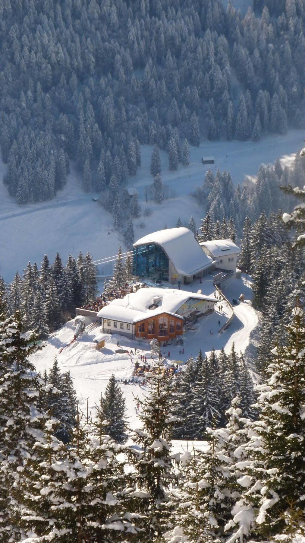 Berglodge Restaurant Ristis Engelberg Esterno foto